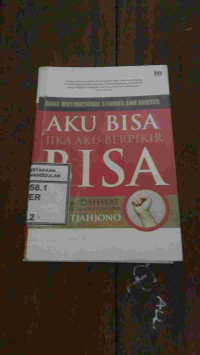Image of Aku Bisa Jika Aku Berpikir Bisa